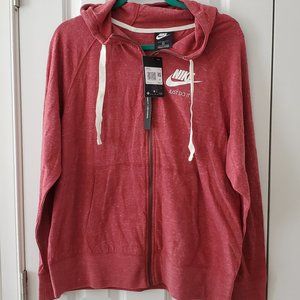 Women's Sportswear Gym Vintage Zip Hoodie